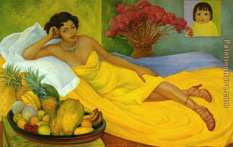 Diego Rivera Retrato de la Sra Dona Elena Flores de Carrillo